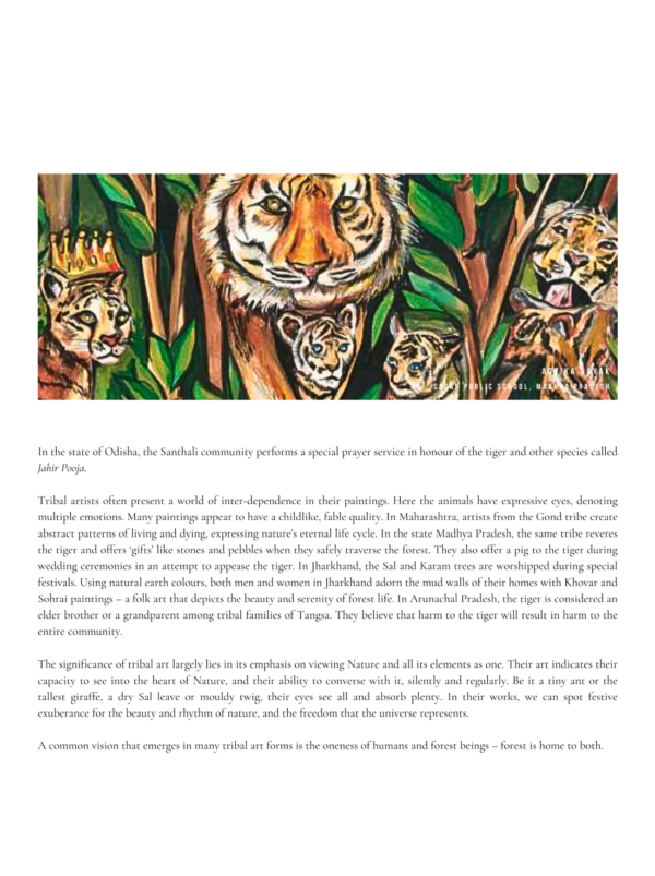 Tigers and Tribes- A Silent Conversation   (Paperback) - Image 4